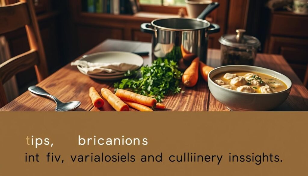 culinary tips for soup recipe