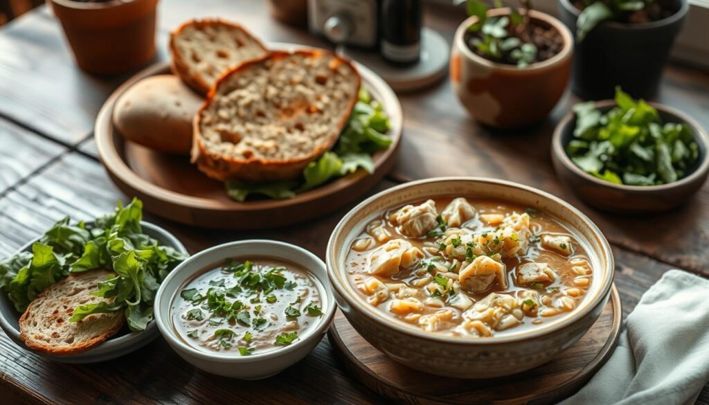 serving suggestions for chicken wild rice soup