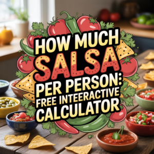 Salsa Numbers How Much Salsa Per Person: The Ultimate Guide for Parties of 10, 20, 30 ...
