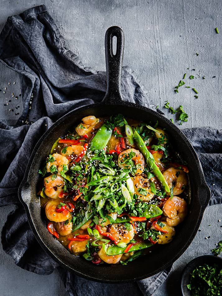 Keto Shrimp Stir-Fry