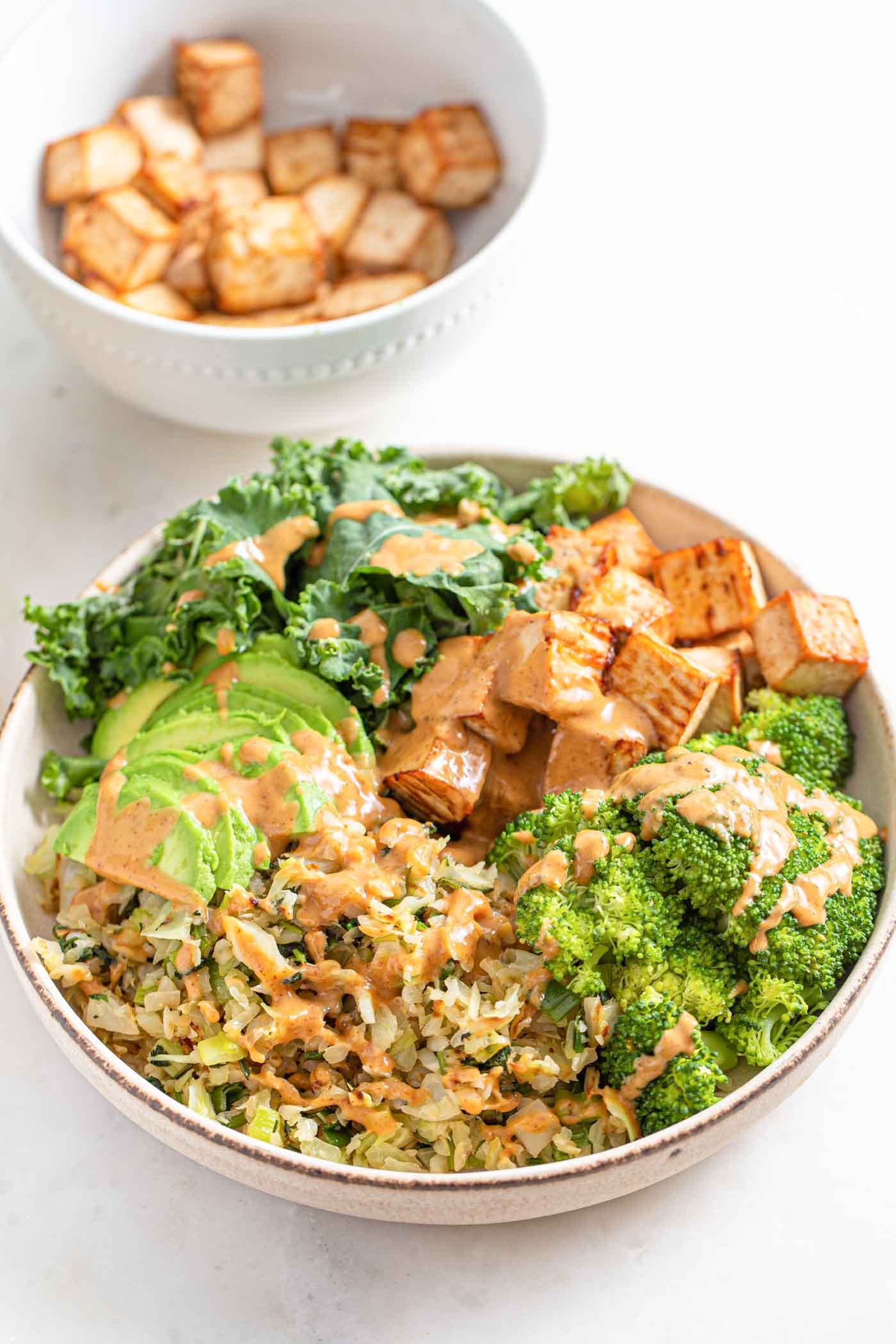 Low-Carb Vegan Dinner Bowls