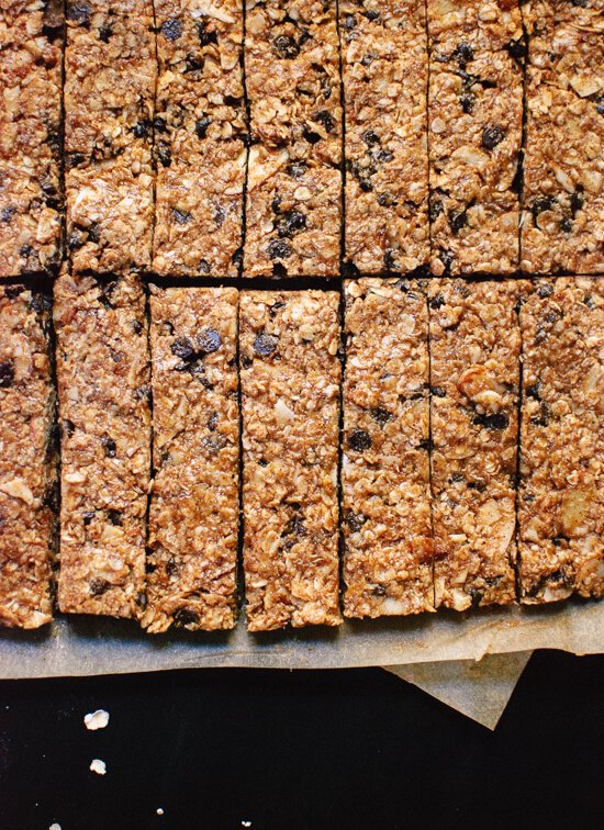 Healthy granola bars for kids