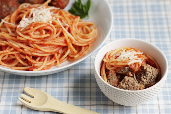 Healthy meatballs with hidden vegetables