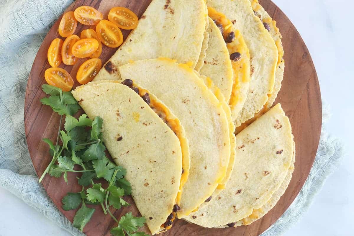 Sheet pan quesadillas easy meal
