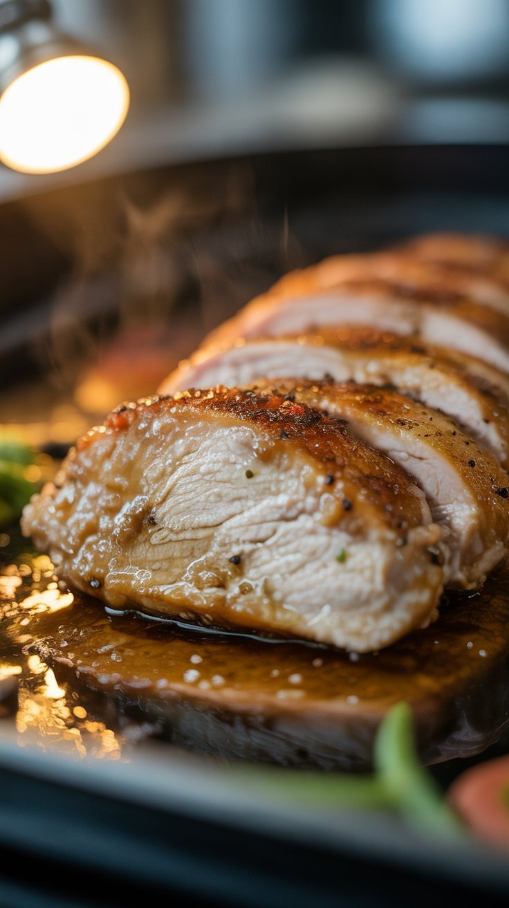 Marinated chicken breasts ready for grilling