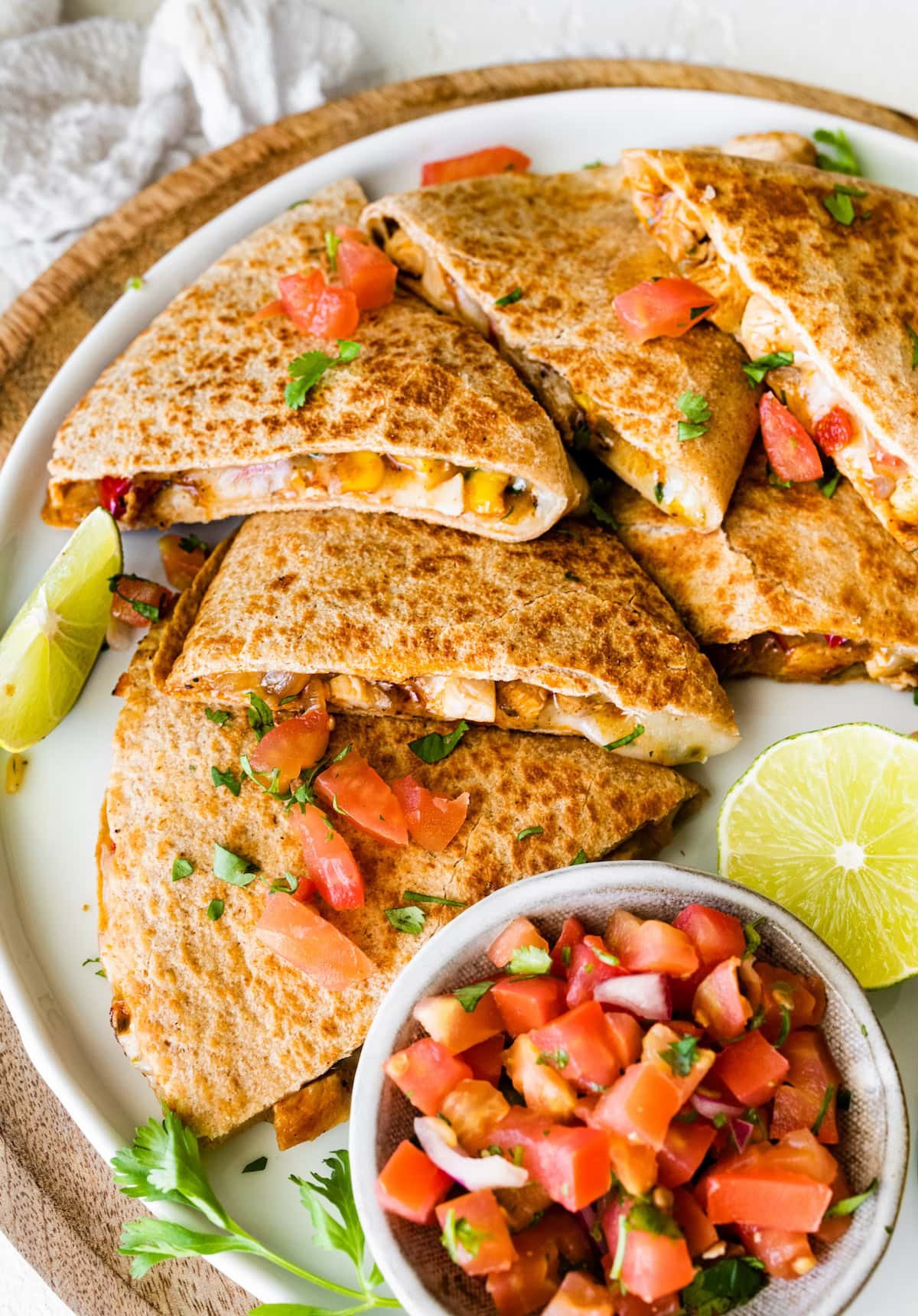 Healthy Chicken Quesadilla