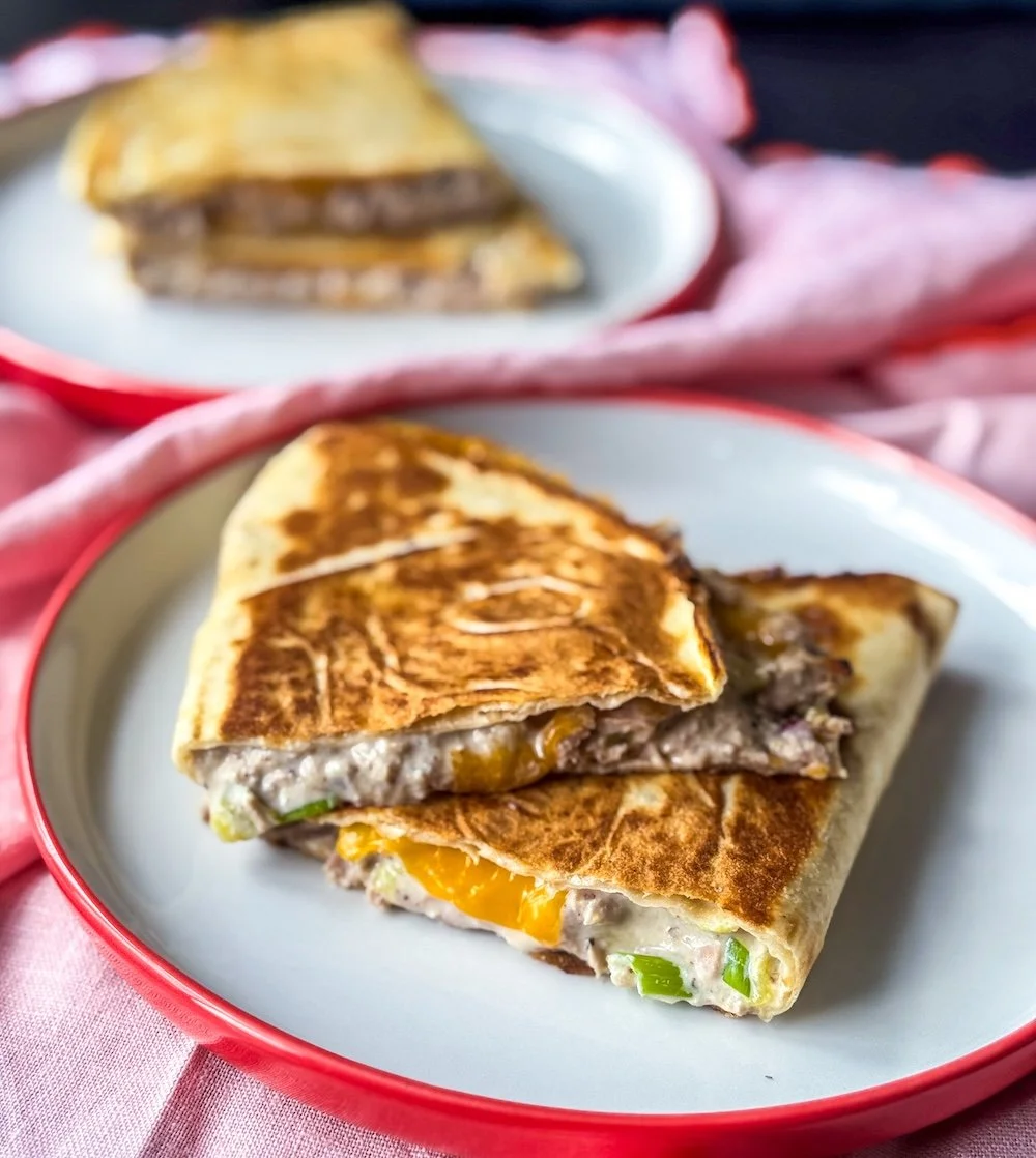 Tuna & Cheddar Quesadilla