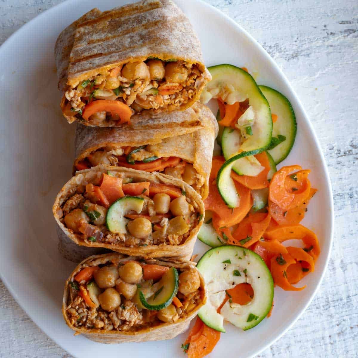High-Protein Veggie Wrap