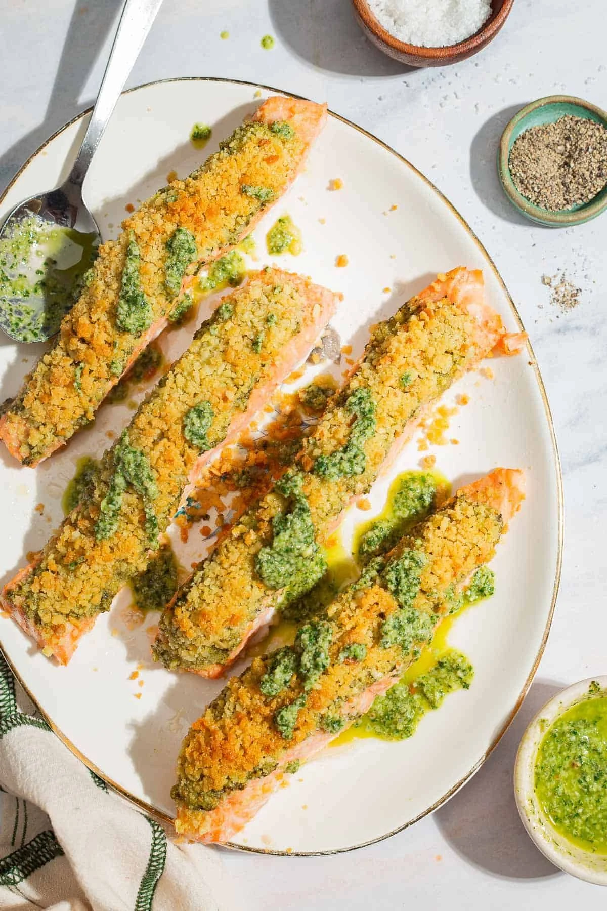 Pesto salmon