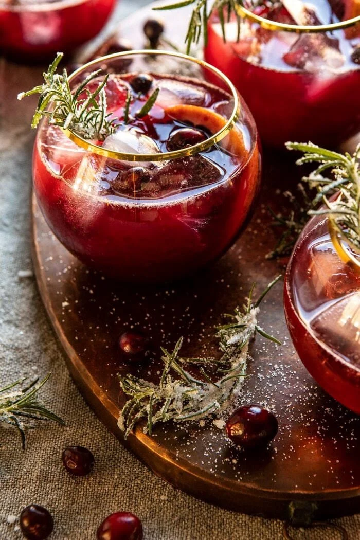 Cranberry Bourbon Sour