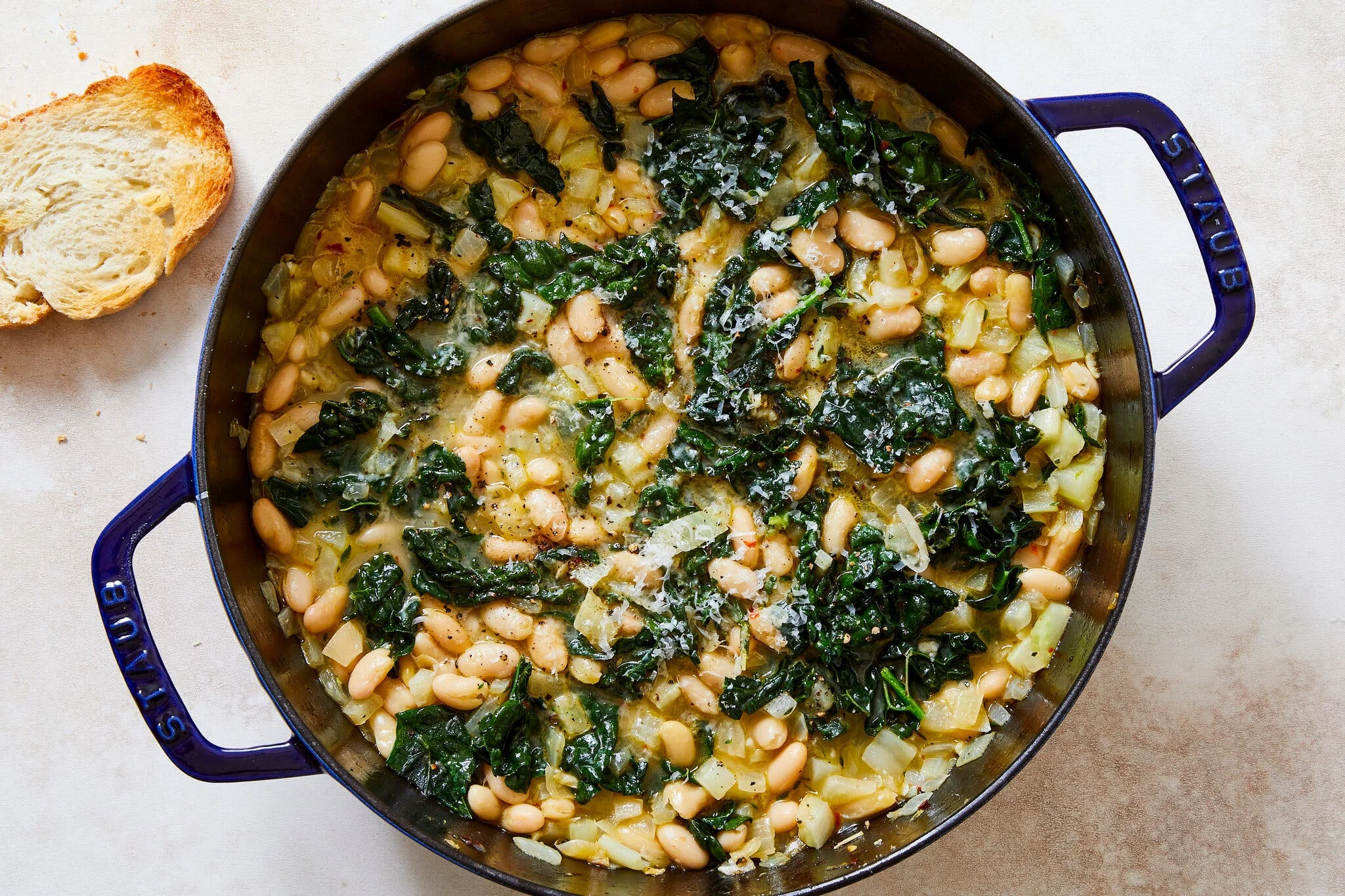White beans and greens