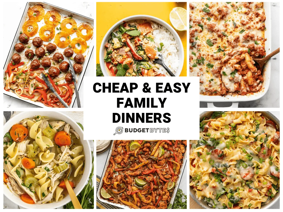 Budget friendly meals