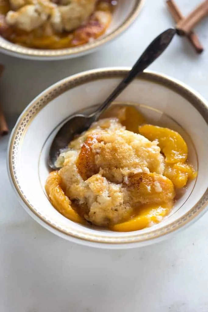 Peach cobbler