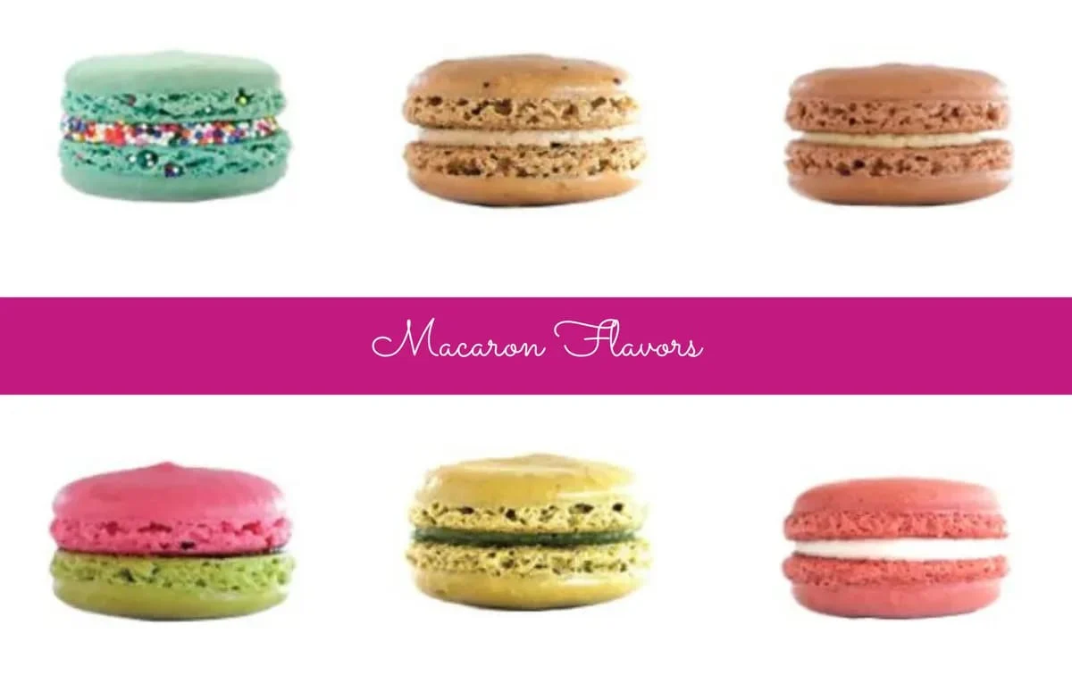 French macarons display