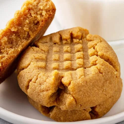 5-Ingredient Peanut Butter Cookies