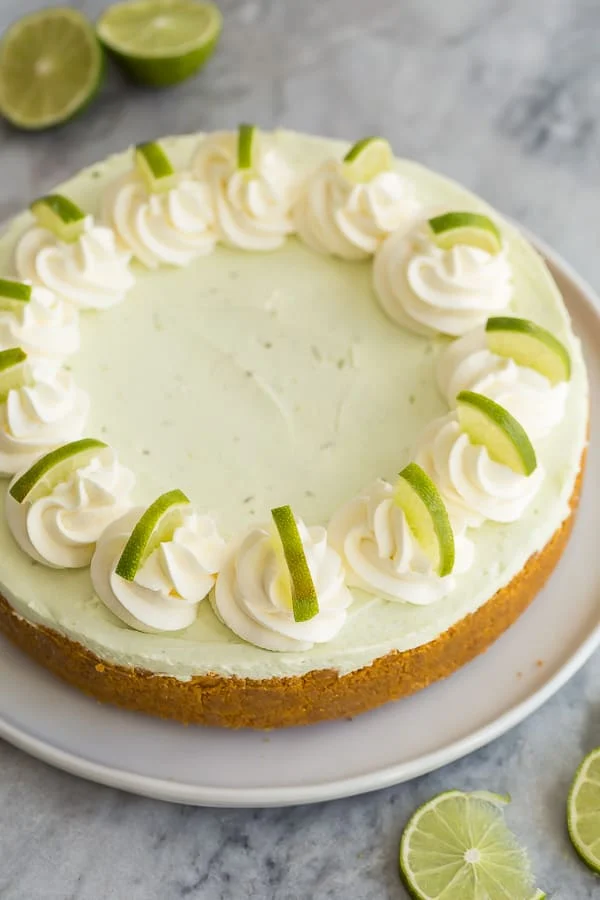 Key Lime No-Bake Cheesecake