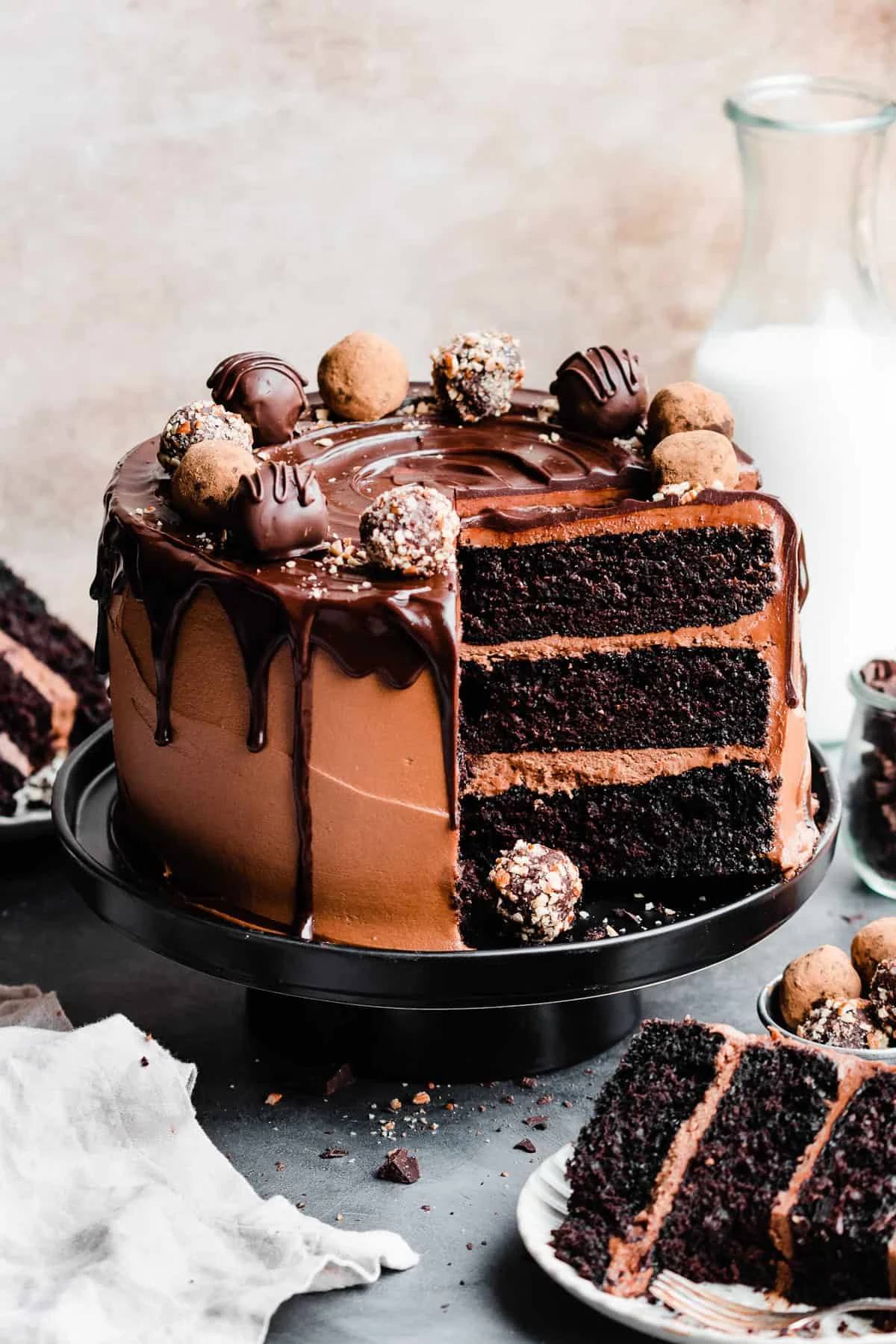 Chocolate truffle cake
