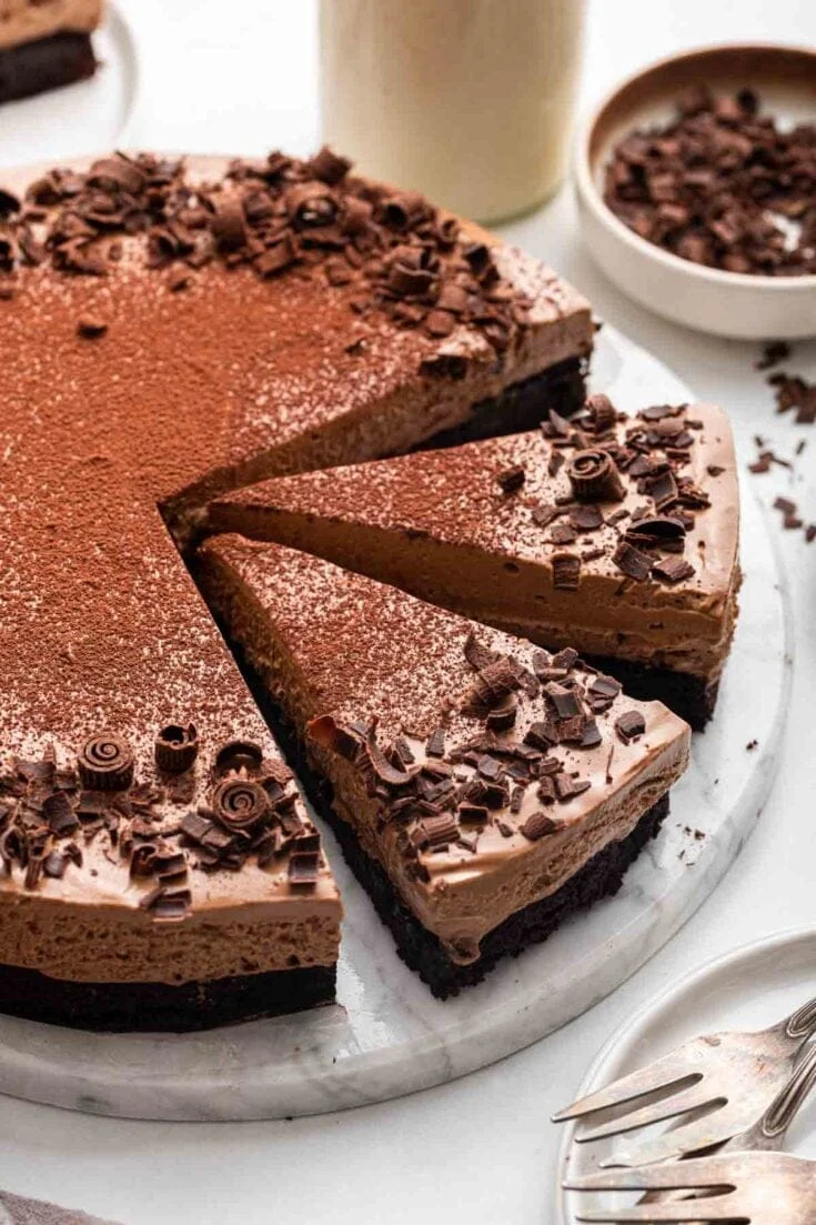 Chocolate mousse cake