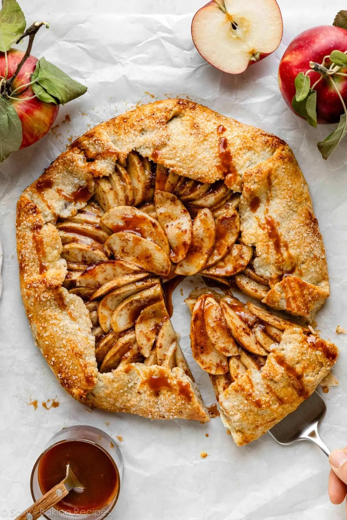 Apple Galette rustic tart