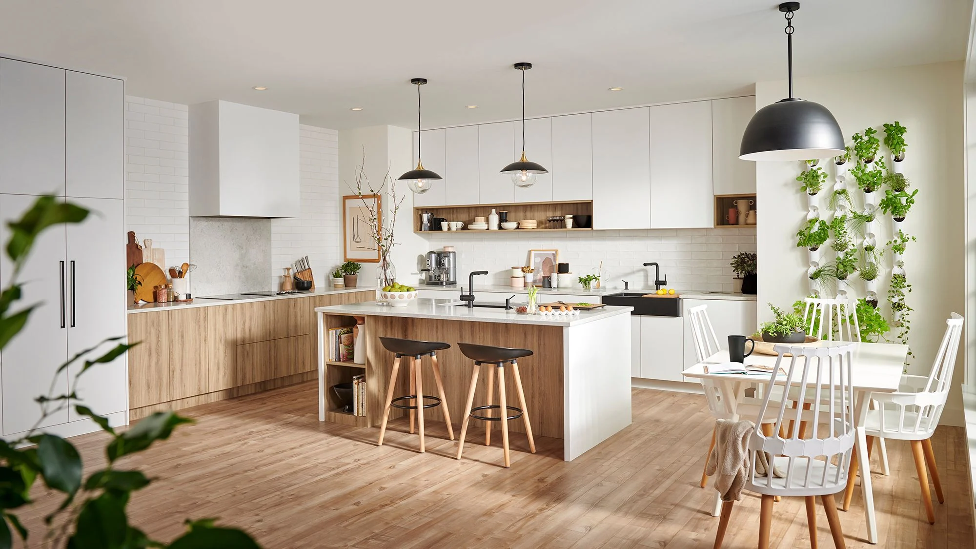 Scandinavian wood kitchen
