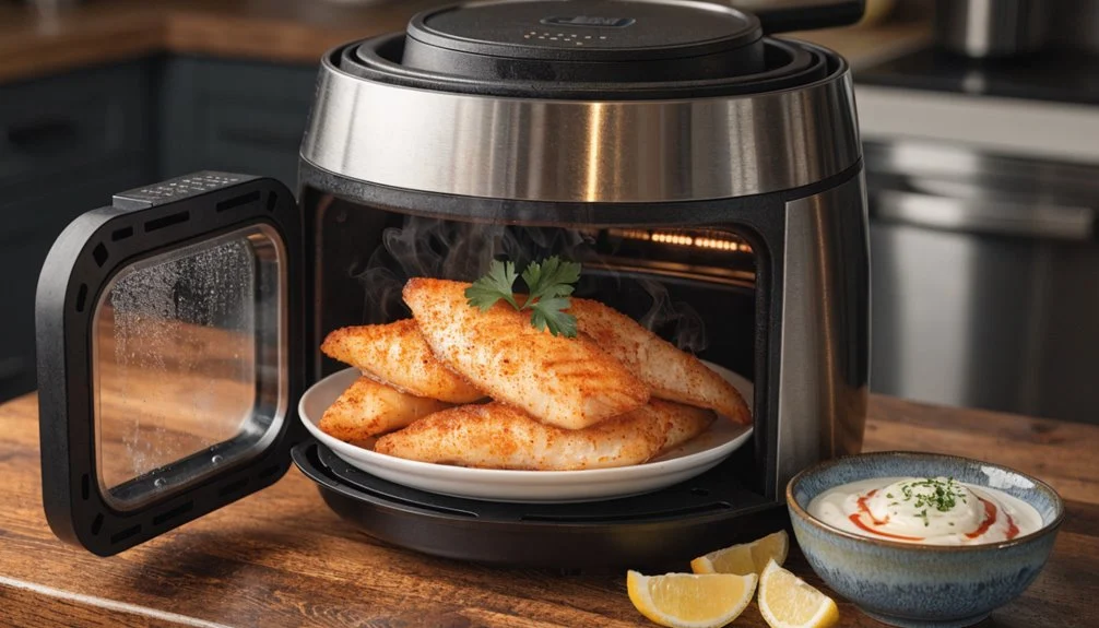 air fryers enhancing fish flavor