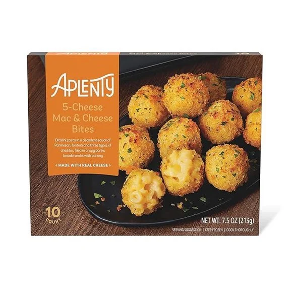Amazon Brand Aplenty 5 Cheese Mac & Cheese Bites 7.5 Oz