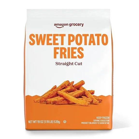 Amazon Grocery Sweet Potato Straight Cut Fries 19 Oz Frozen