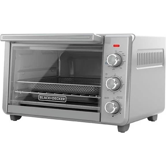 BLACK+DECKER 5-in-1 Air Fryer Toaster Oven Stainless