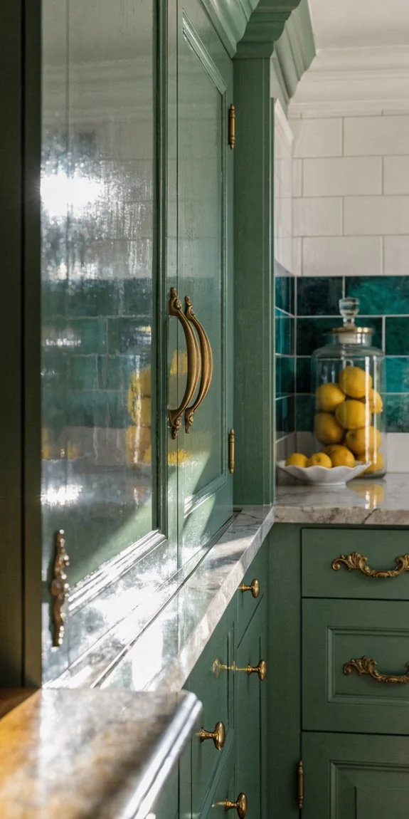 bold backsplashes elevate sage kitchens