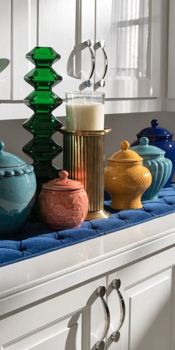 bright colorful kitchen accents