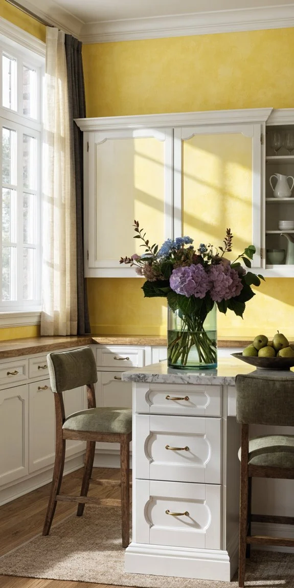 bright sunny yellow focal point