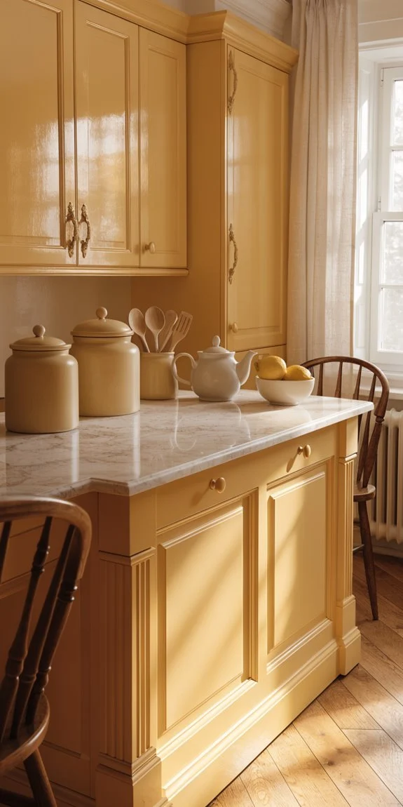 butter yellow kitchen accessories brighten space