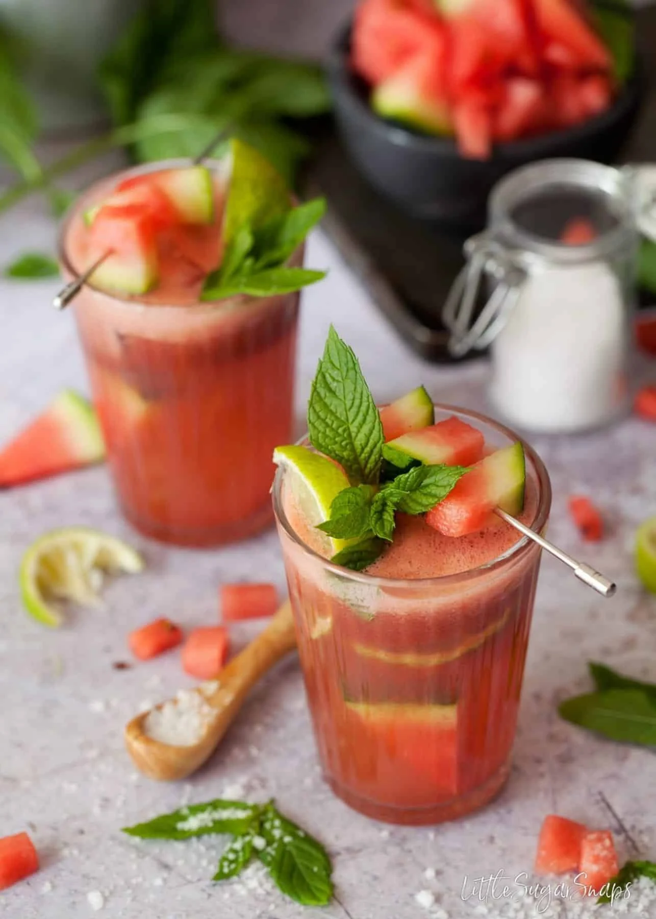 Salted Watermelon Mint Cooler
