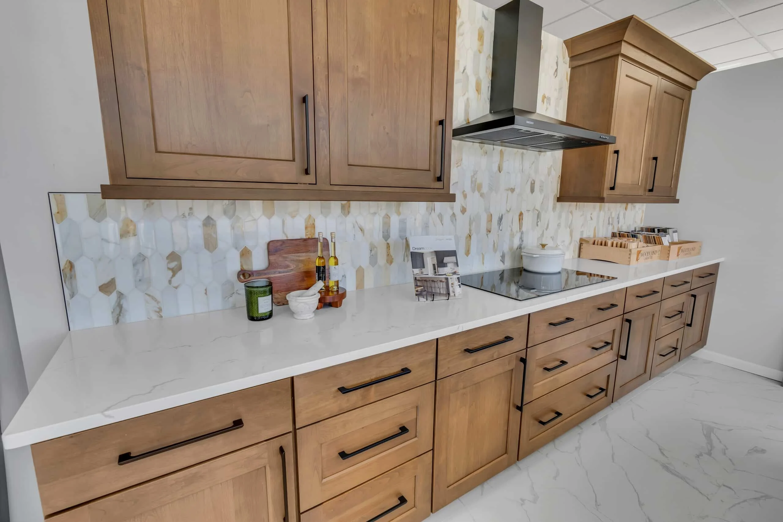 Custom brown kitchen project