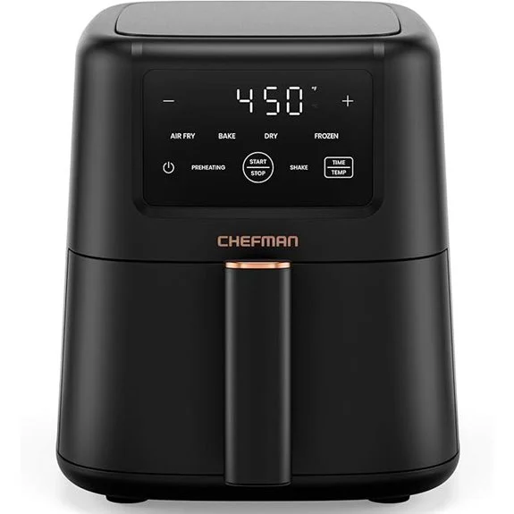 Chefman 4-in-1 Air Fryer 3.5 Qt Nonstick Black