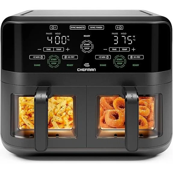 CHEFMAN 6-Quart Dual Basket Air Fryer Oven