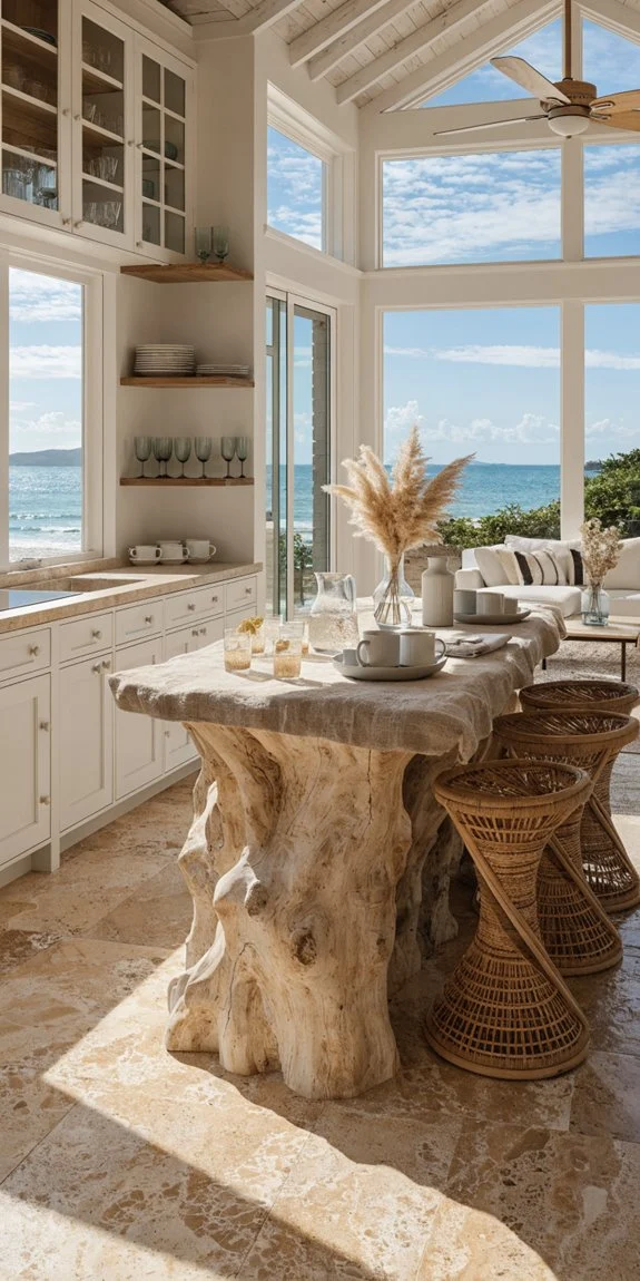 coastal open concept indoor outdoor flow