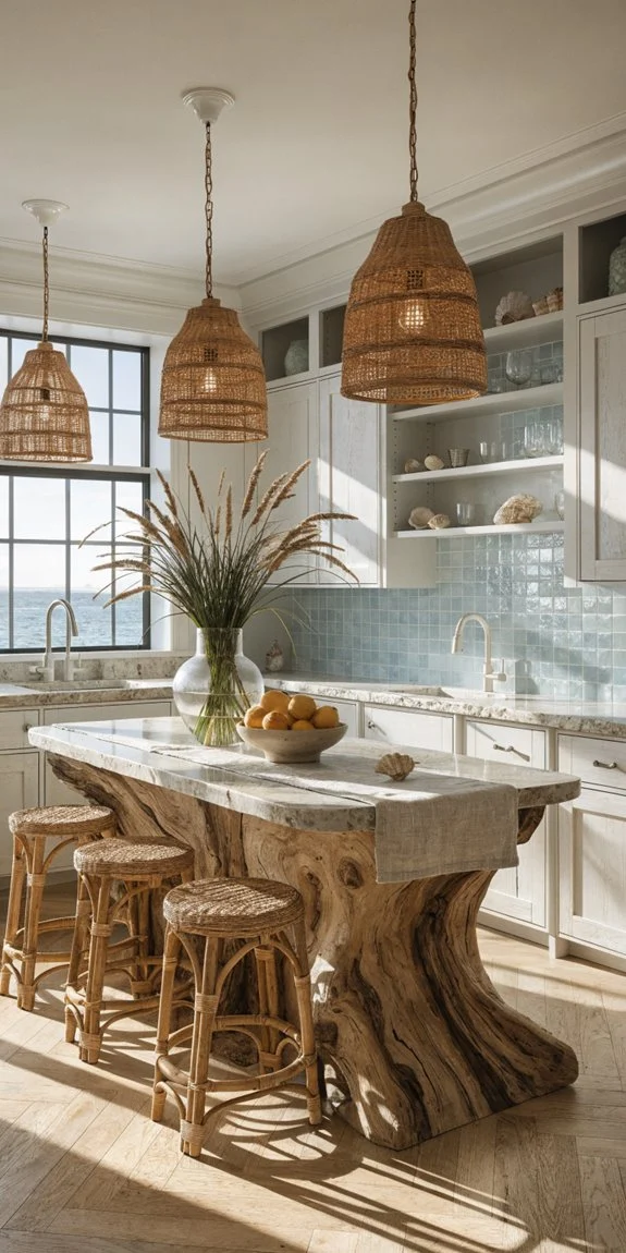 coastal retreat with seashells