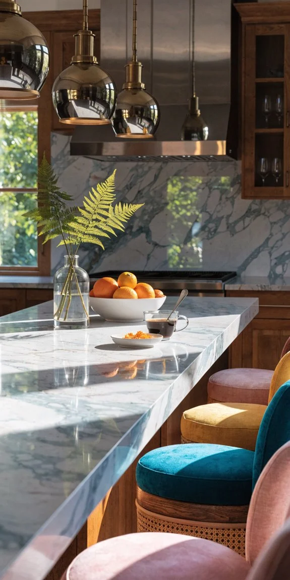 colorful seating for vibrant kitchens