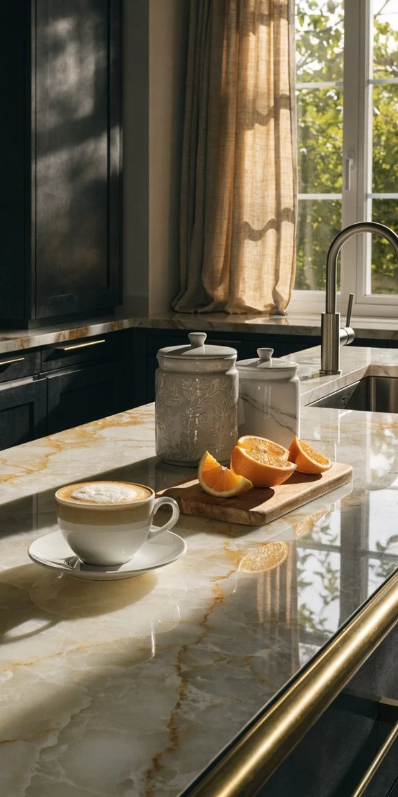 creative materials for breakfast bar countertops
