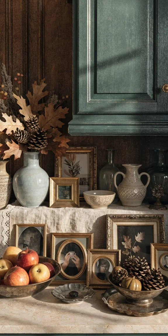 family memories mixed media art display