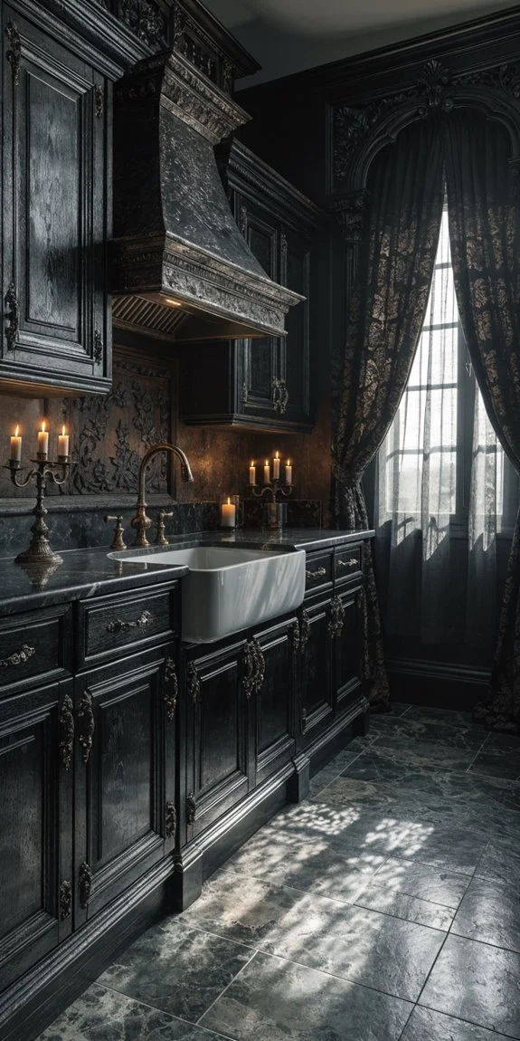 gothic textiles for ambiance
