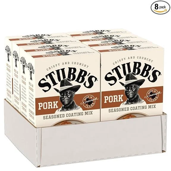 Stubb's Seasoned Coating Mix for Pork 5 oz (8)