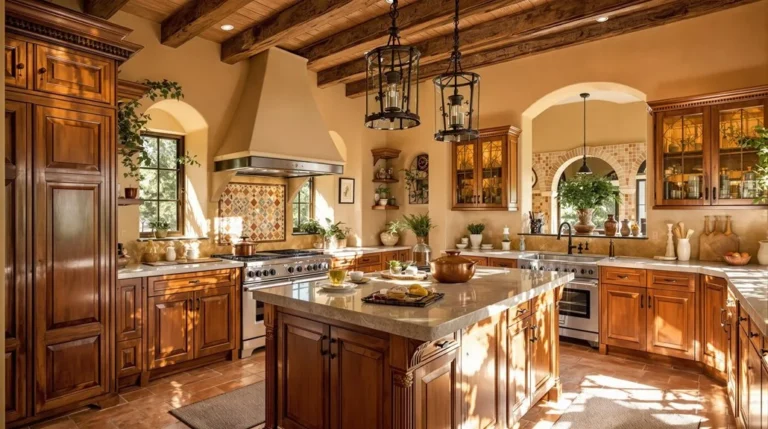 hacienda inspired spanish kitchen ideas
