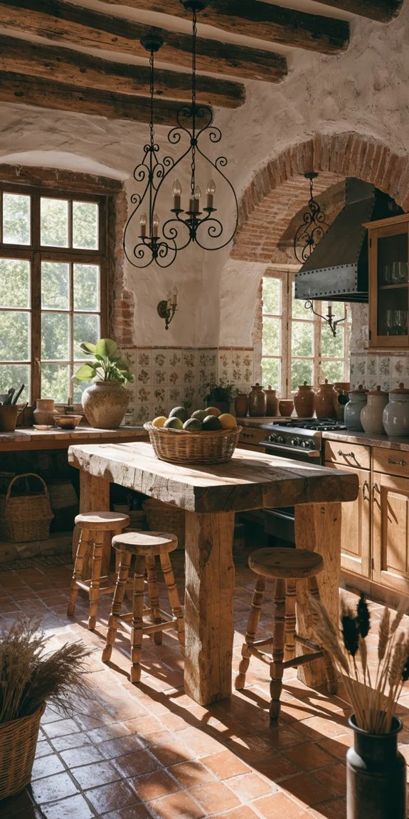 hacienda rustic warmth textures