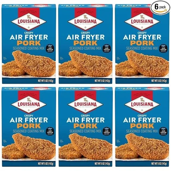 Louisiana Fish Fry Products Air Fry Pork Coating Mix 5 Oz Pack of 6