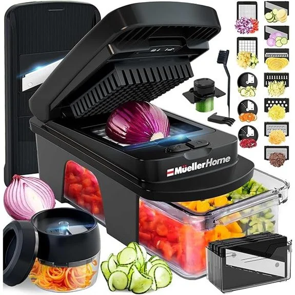 MUELLER Ultimate 12-Blade Veggie Chopper & Slicer