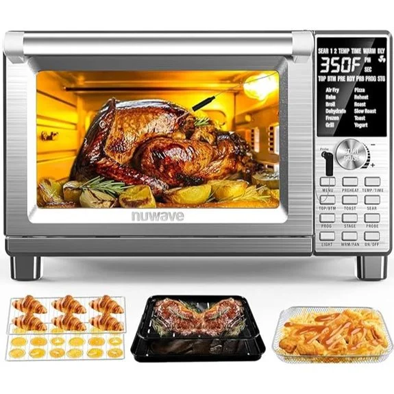 Nuwave Bravo Air Fryer Toaster Smart Oven