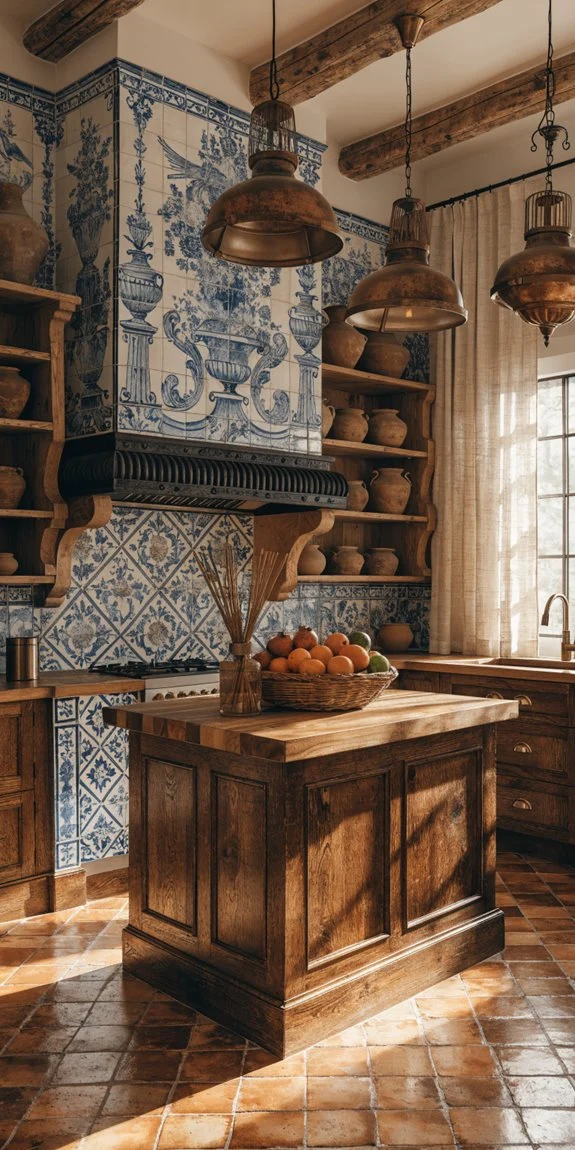 ornate tiles elevate timeless kitchens