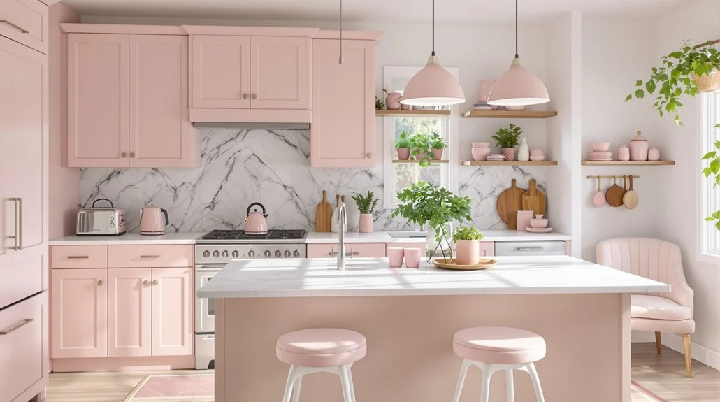 pink kitchen decor ideas to adore